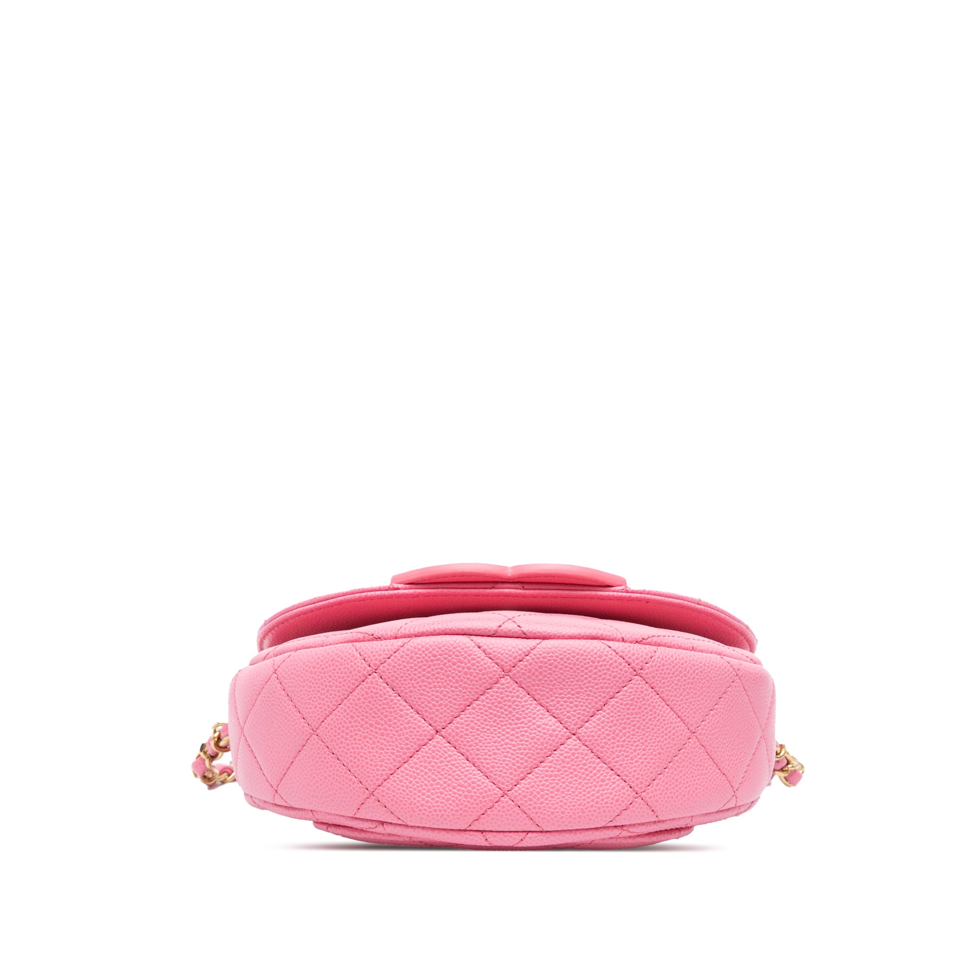 Mini Quilted Caviar CC Messenger Flap