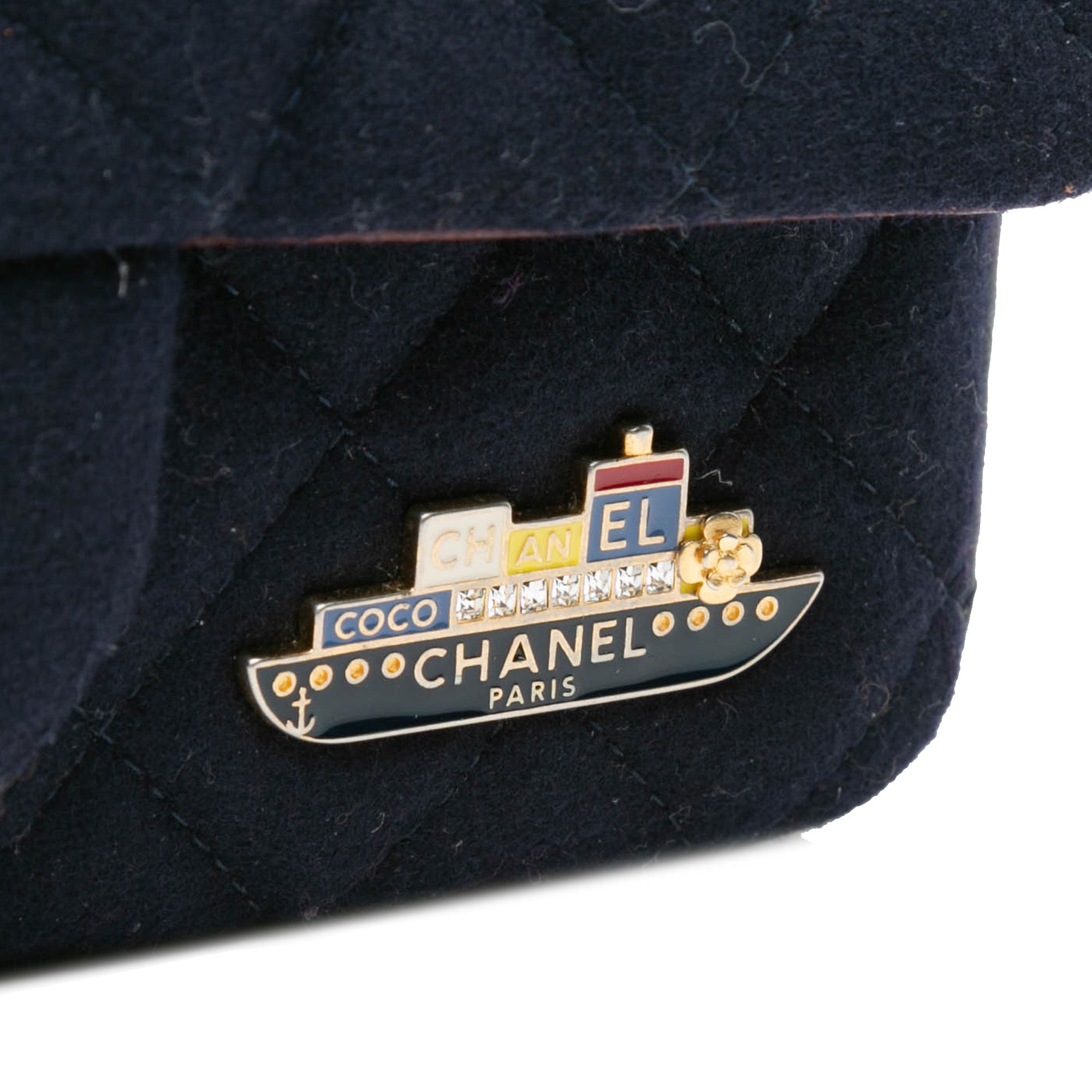 Mini Rectangular Classic Jersey Sailor Single Flap