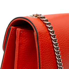 Small Dollar Calfskin Interlocking G Crossbody