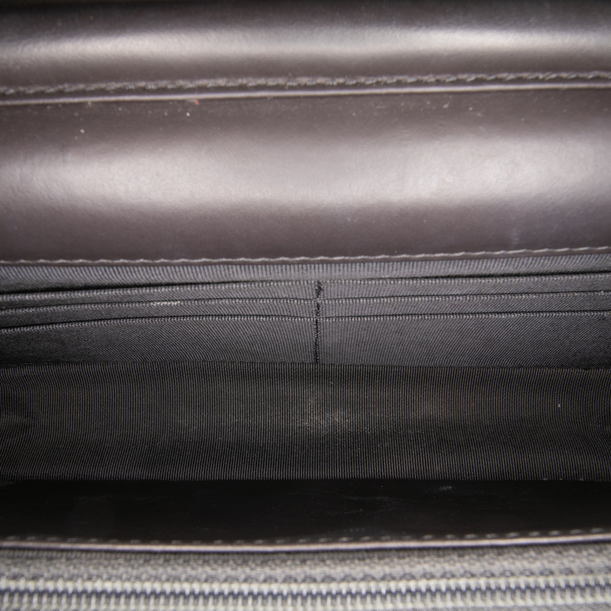 CC Quilted Shiny Crumpled Calfskin Wallet on Chain