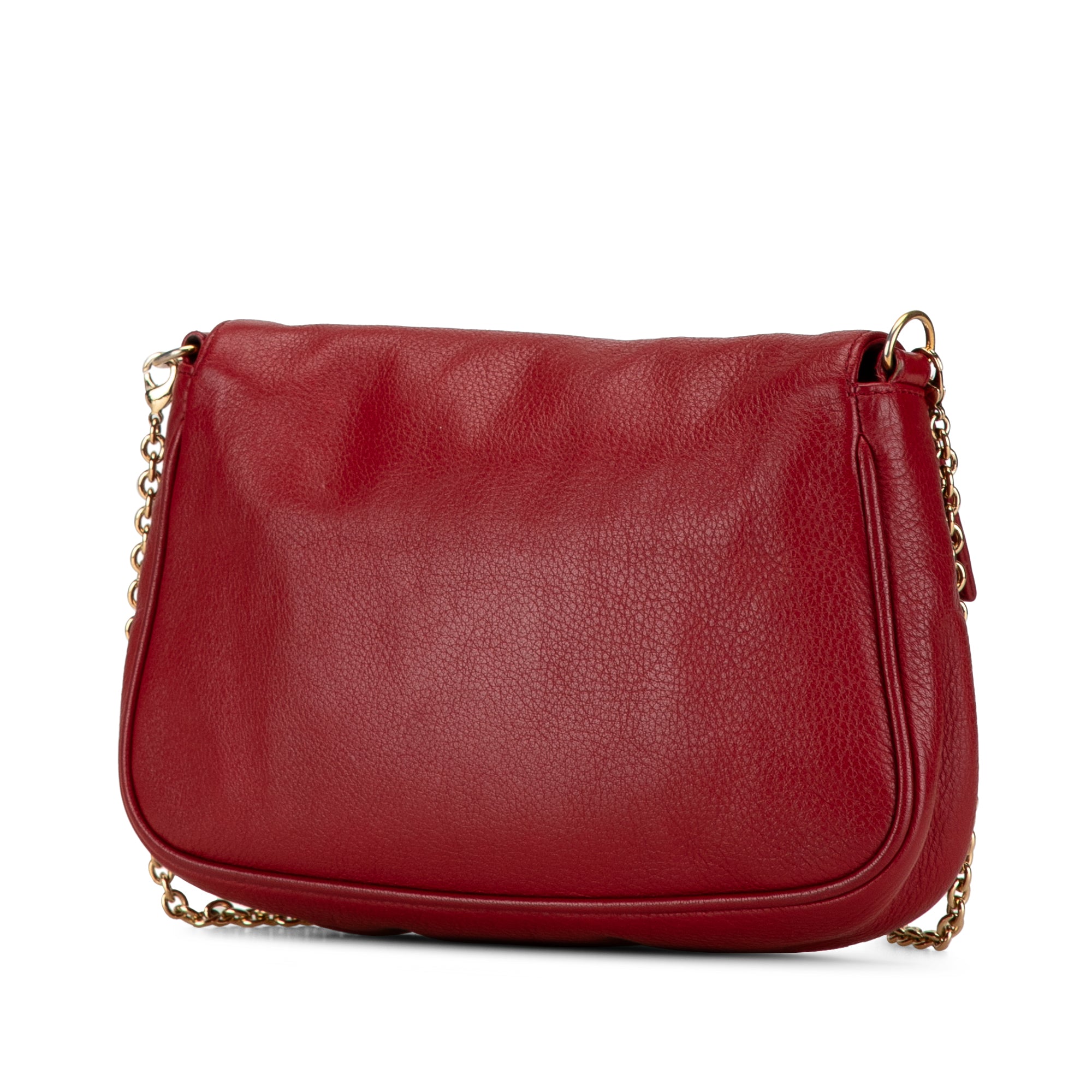 Leather Fendista Pochette Crossbody