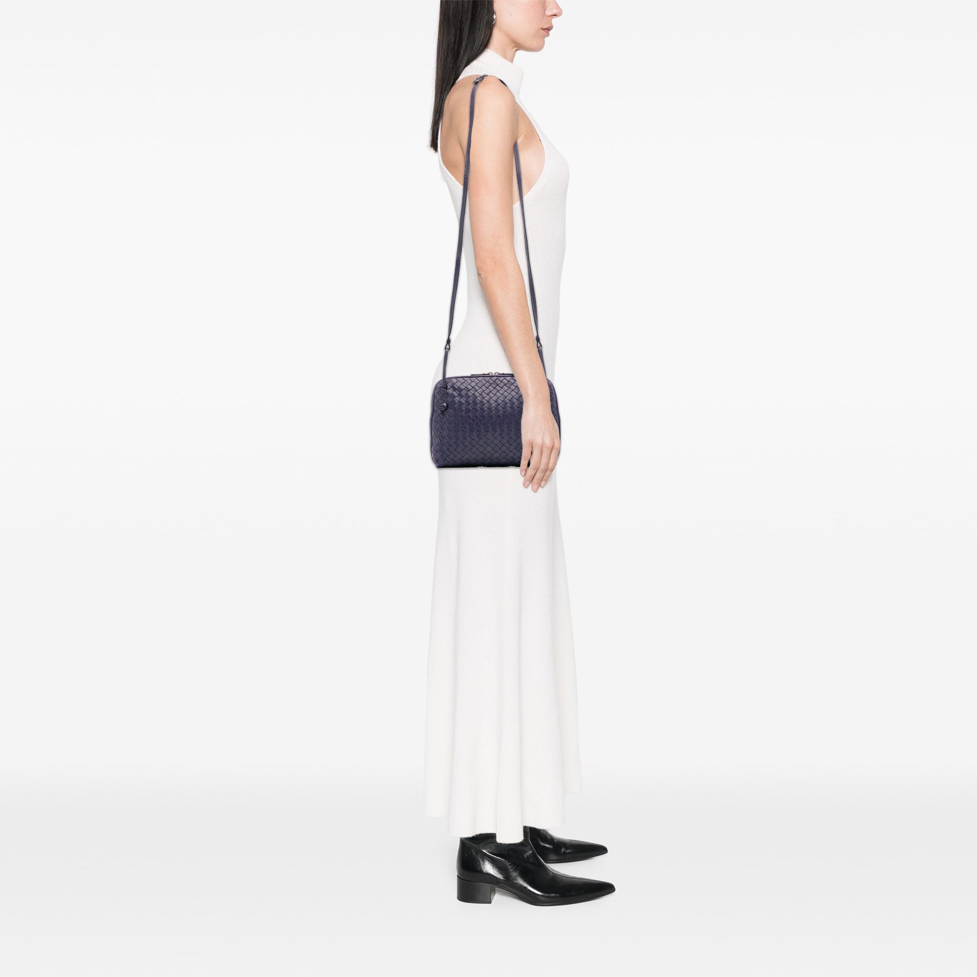Nappa Intrecciato Nodini Crossbody