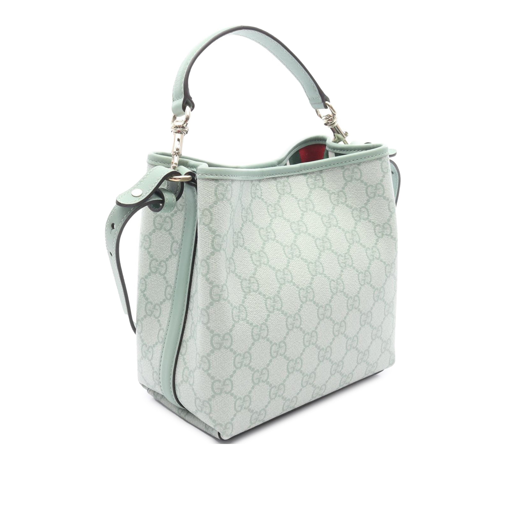 Small GG Supreme Emblem Bucket Bag