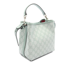 Small GG Supreme Emblem Bucket Bag