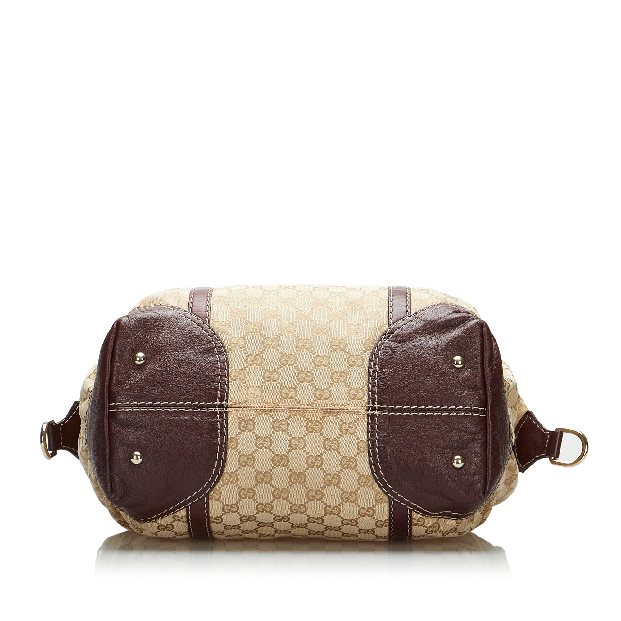 GG Canvas Horsebit Nail Boston Bag_3