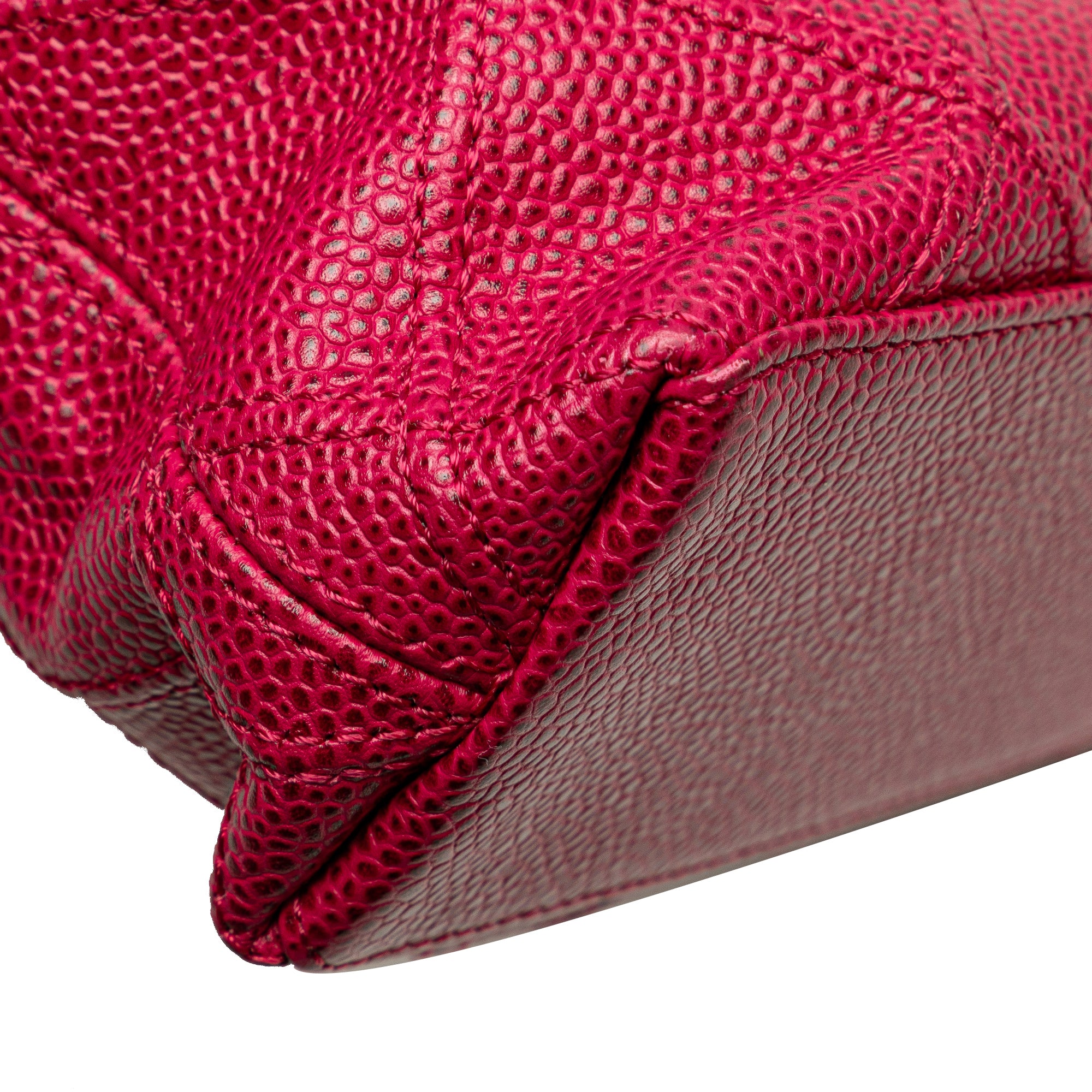 CC Quilted Caviar Chain Tote