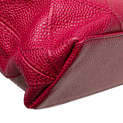 CC Quilted Caviar Chain Tote