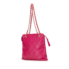 CC Quilted Caviar Chain Tote