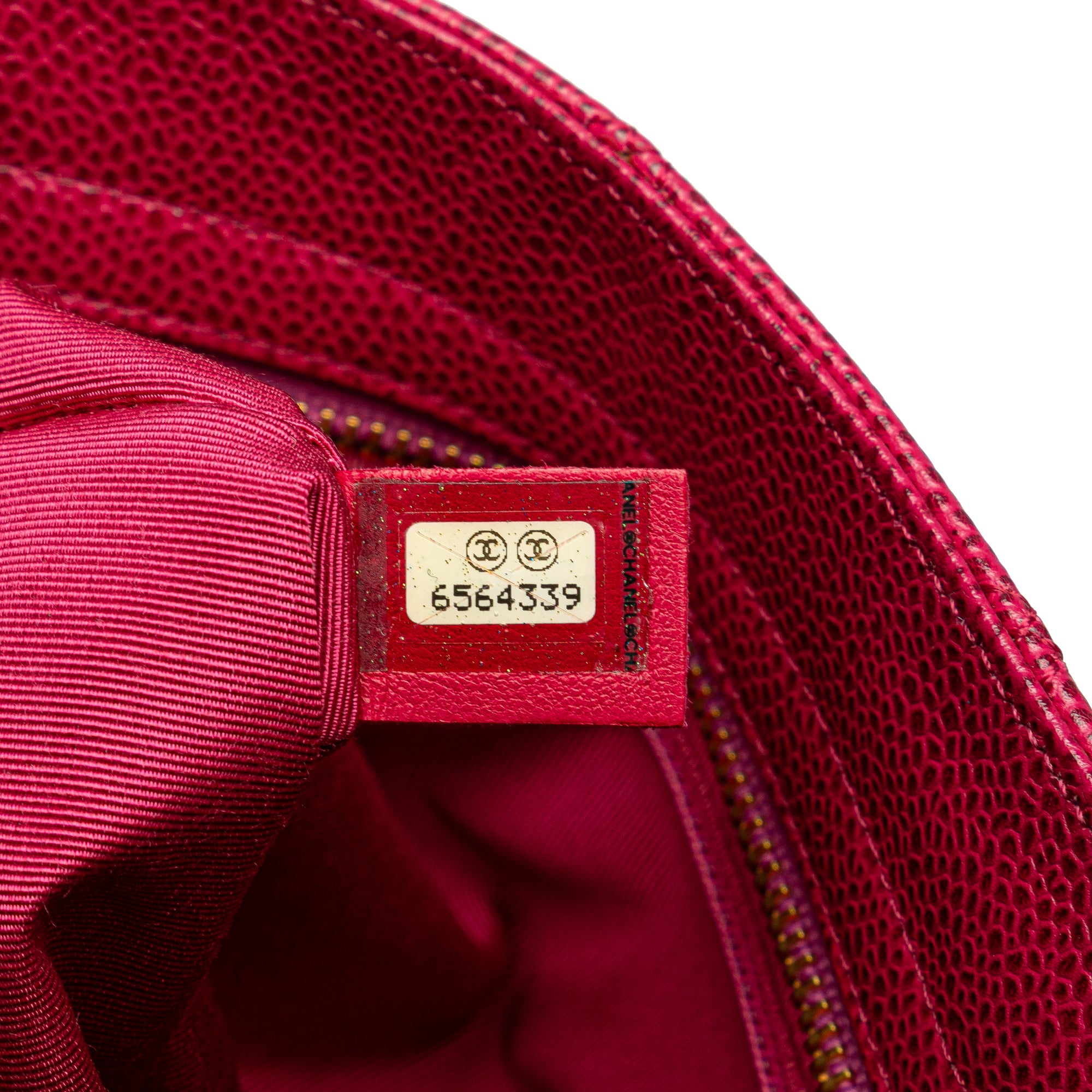 CC Quilted Caviar Chain Tote