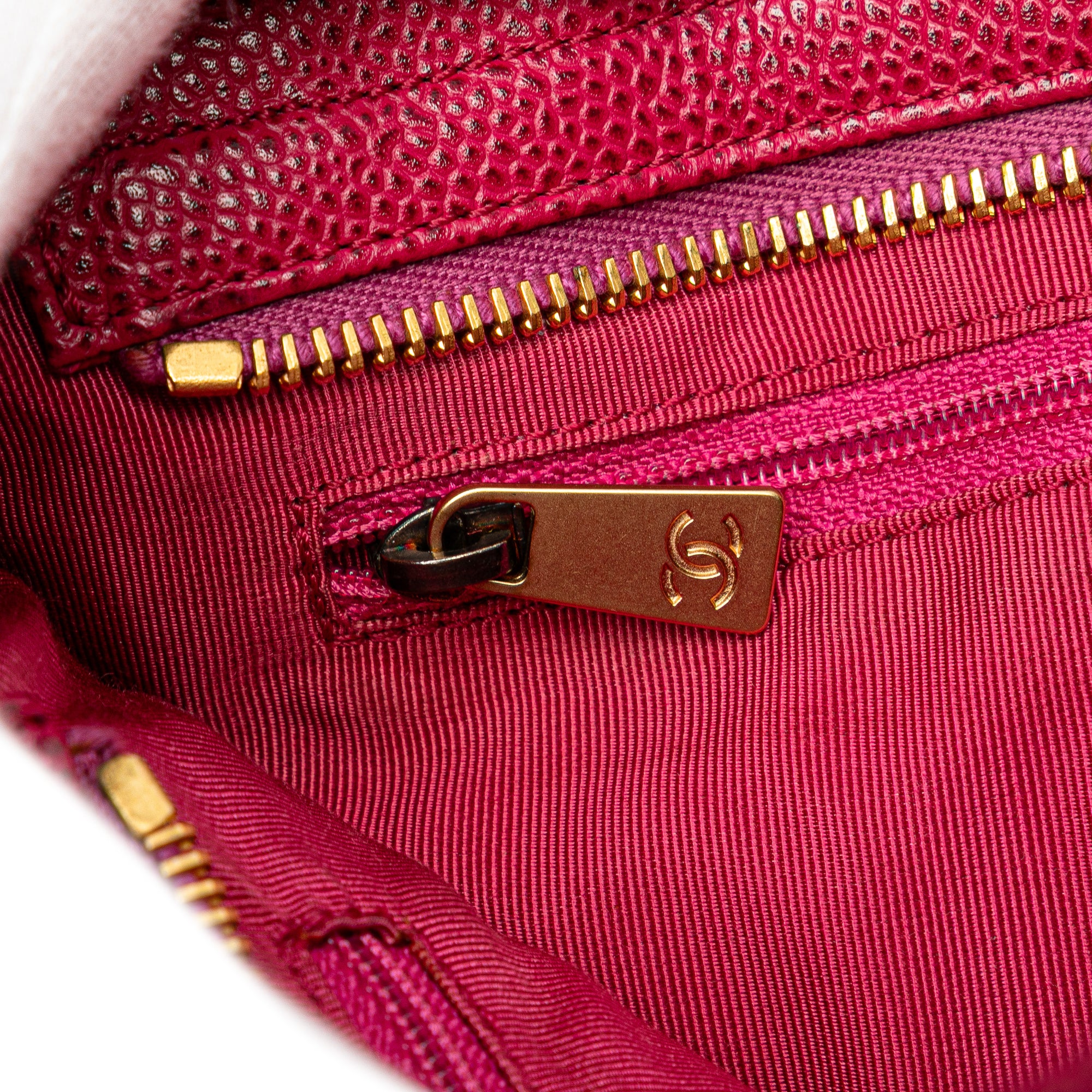 CC Quilted Caviar Chain Tote