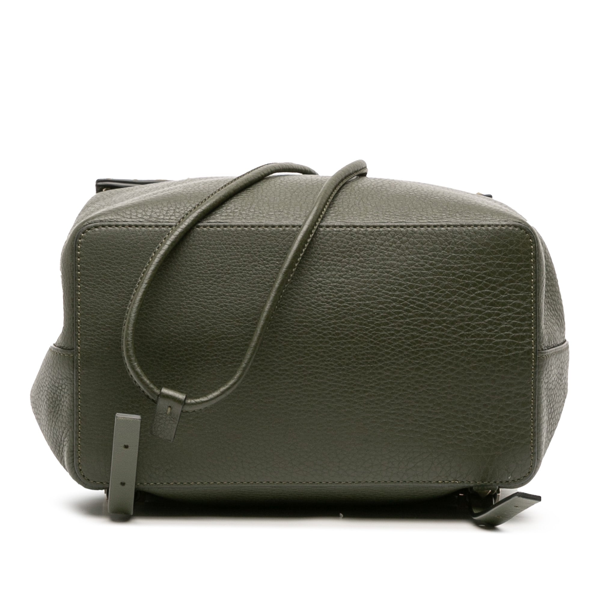 Grained Calfskin Rockstud Flap Backpack