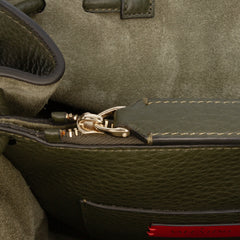 Grained Calfskin Rockstud Flap Backpack