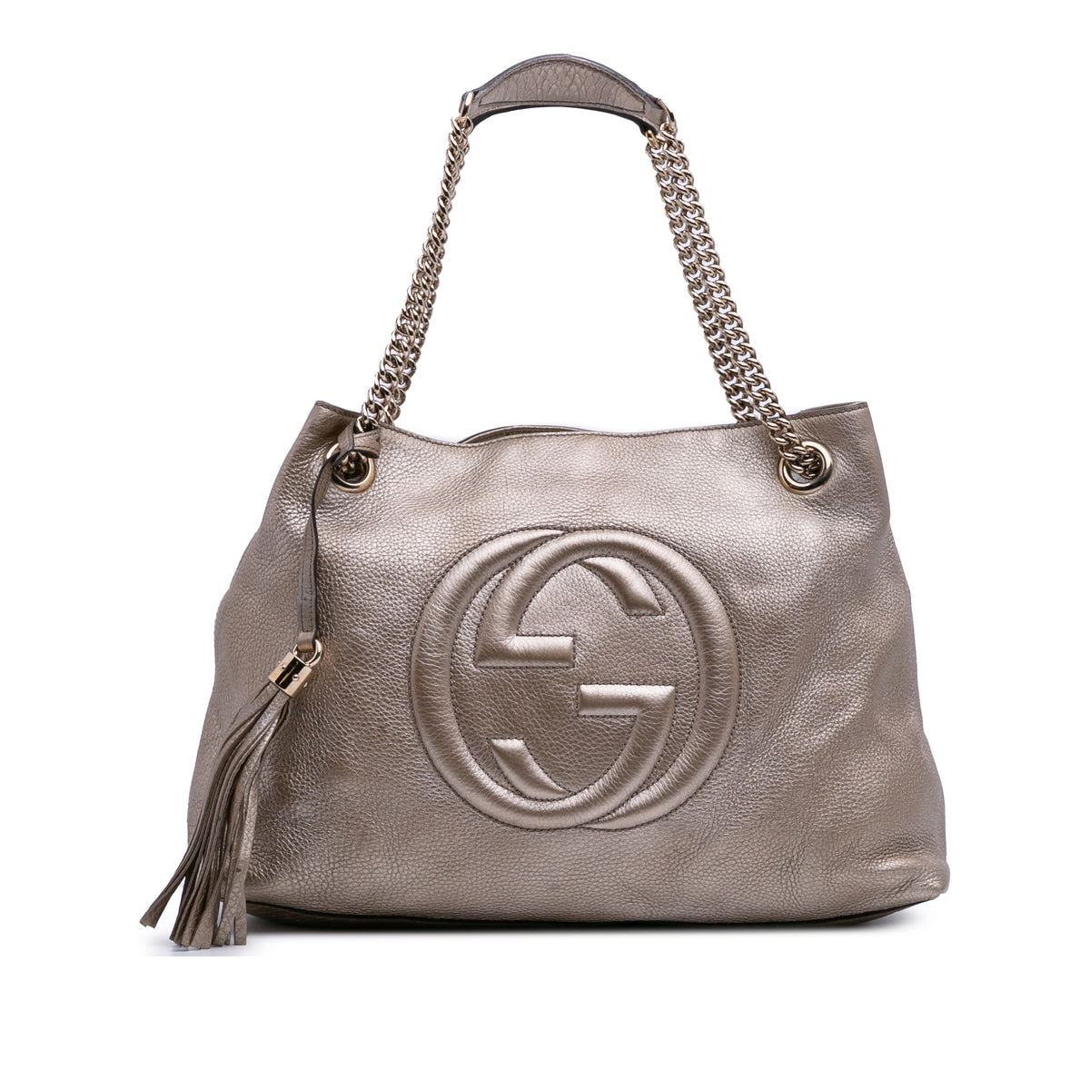 Medium Leather Soho Chain Tote