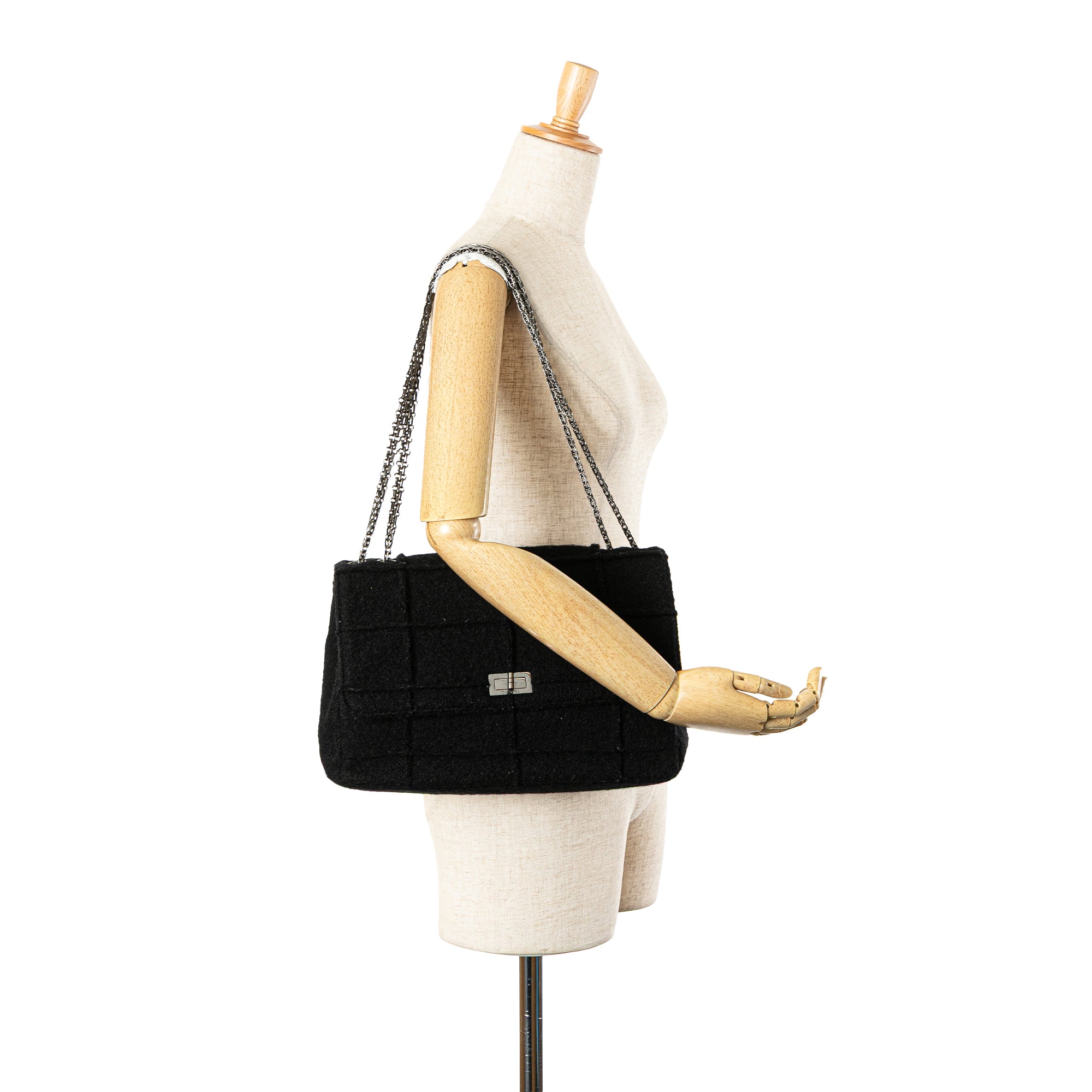 Jumbo Reissue 2.55 Choco Bar Wool Felt Identification Flap