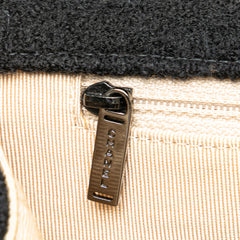 Jumbo Reissue 2.55 Choco Bar Wool Felt Identification Flap