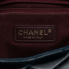 Paris-Salzburg Medium Patent Goatskin CC Eyelet Flap