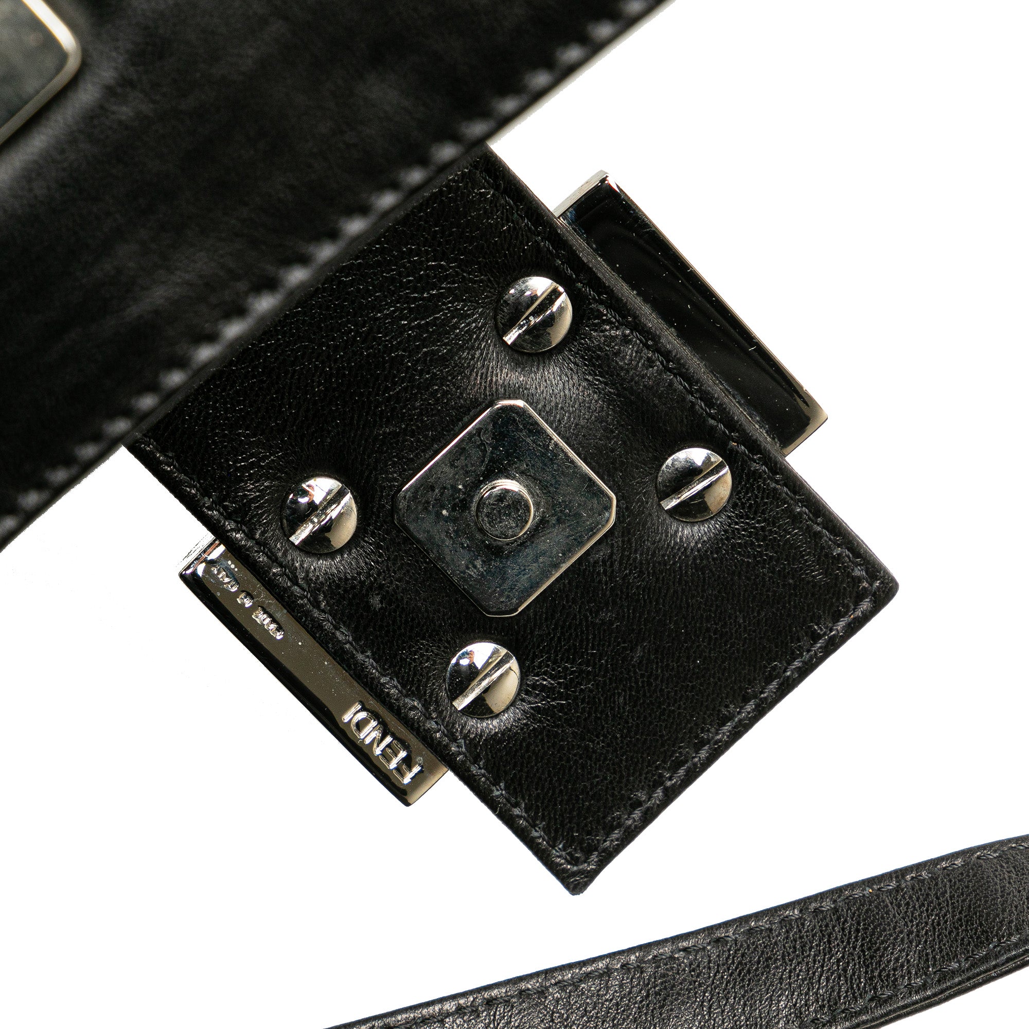 Leather FF Crossbody