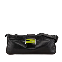 Leather FF Crossbody