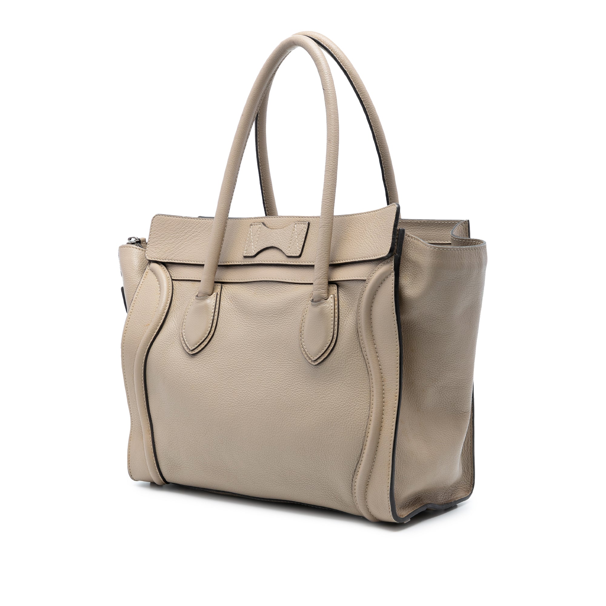 Mini Leather Luggage Tote