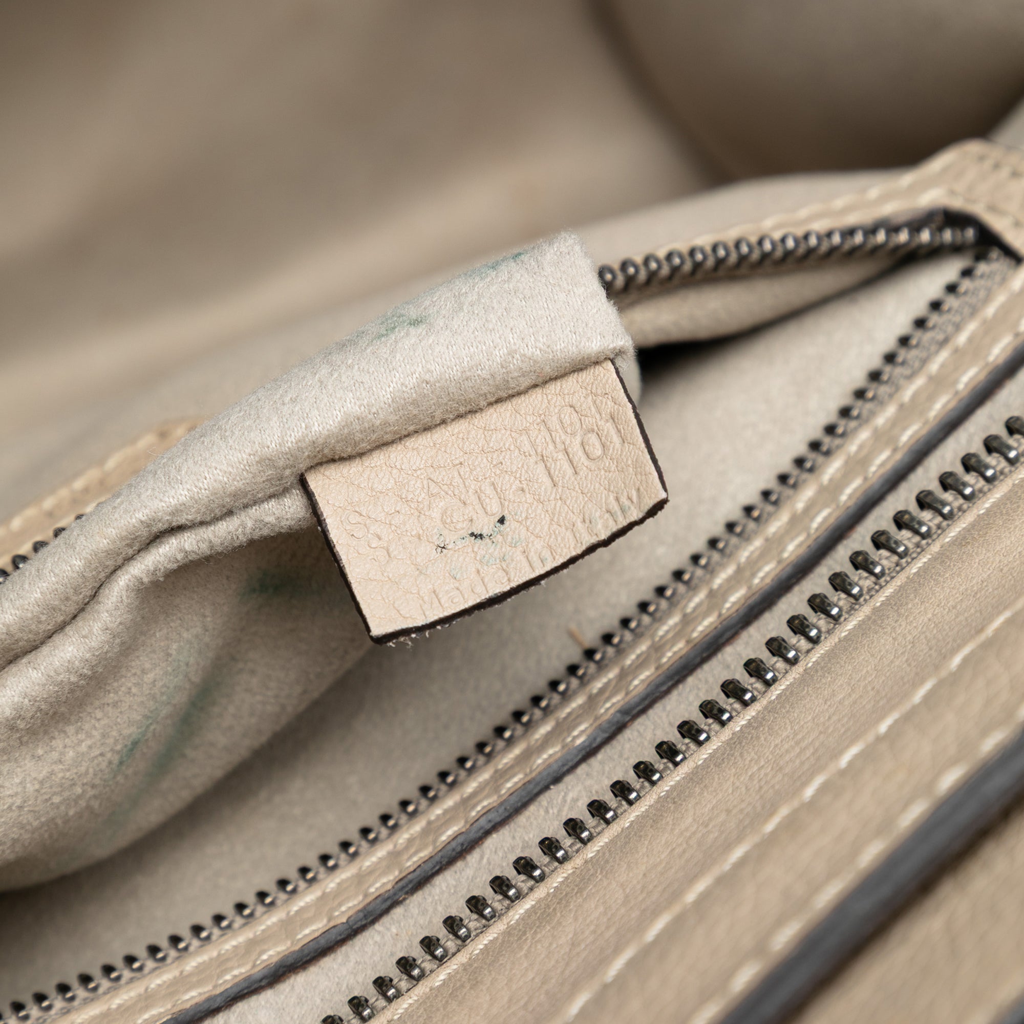 Mini Leather Luggage Tote