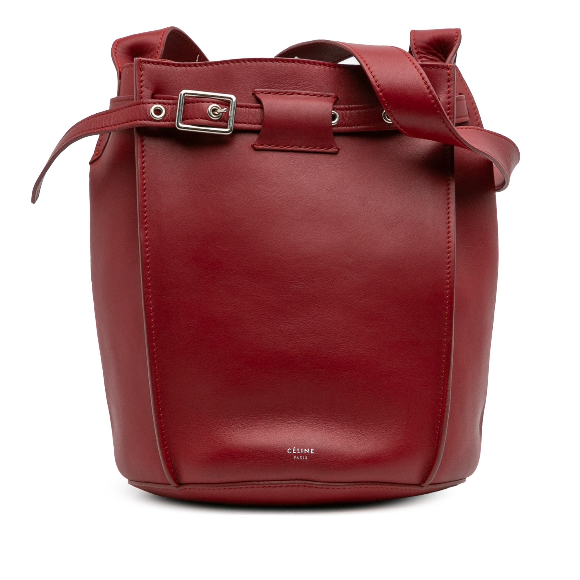 Leather Big Bag Bucket Crossbody