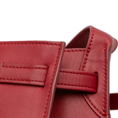 Leather Big Bag Bucket Crossbody