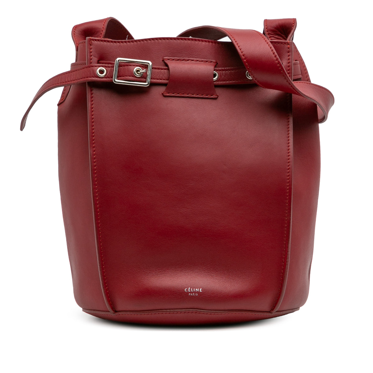 Leather Big Bag Bucket Crossbody