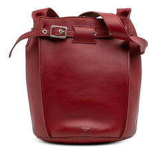 Leather Big Bag Bucket Crossbody
