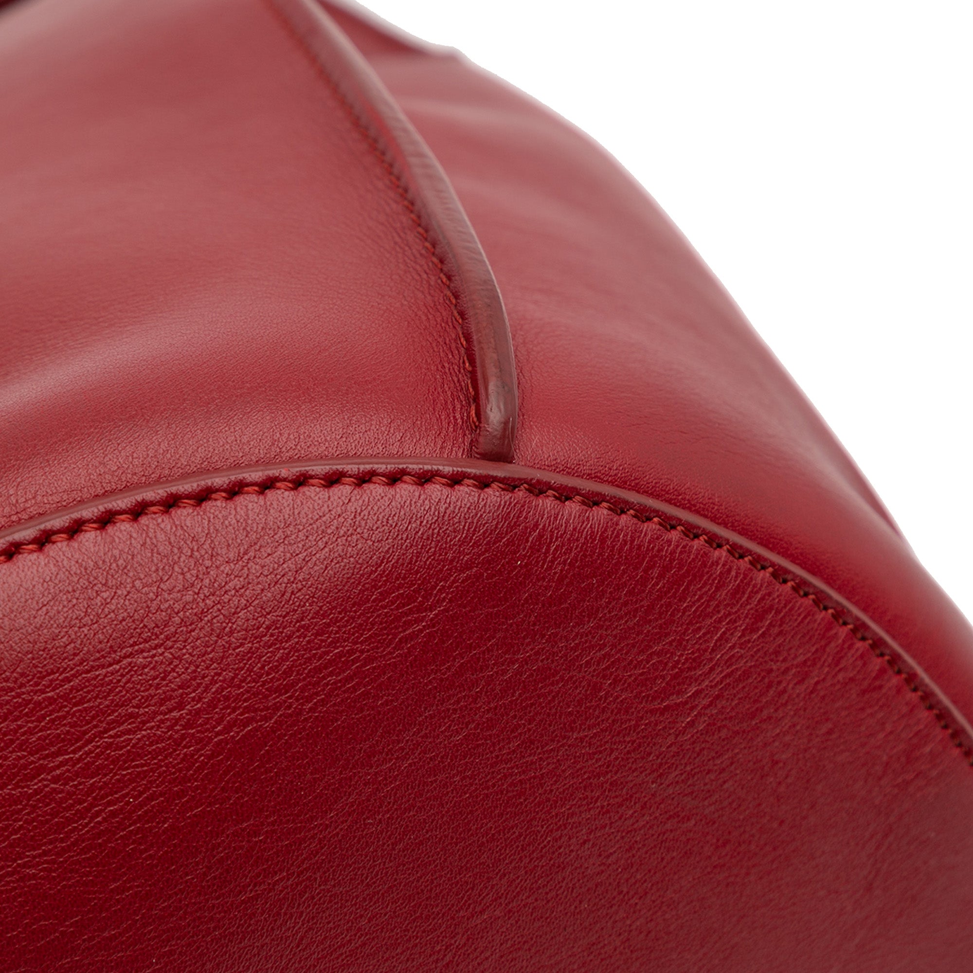 Leather Big Bag Bucket Crossbody
