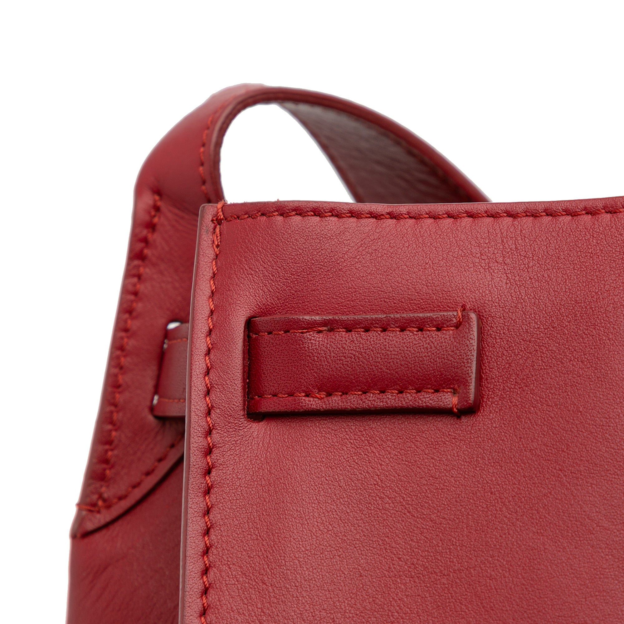 Leather Big Bag Bucket Crossbody