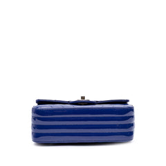Mini Rectangular Classic Chevron Patent Single Flap