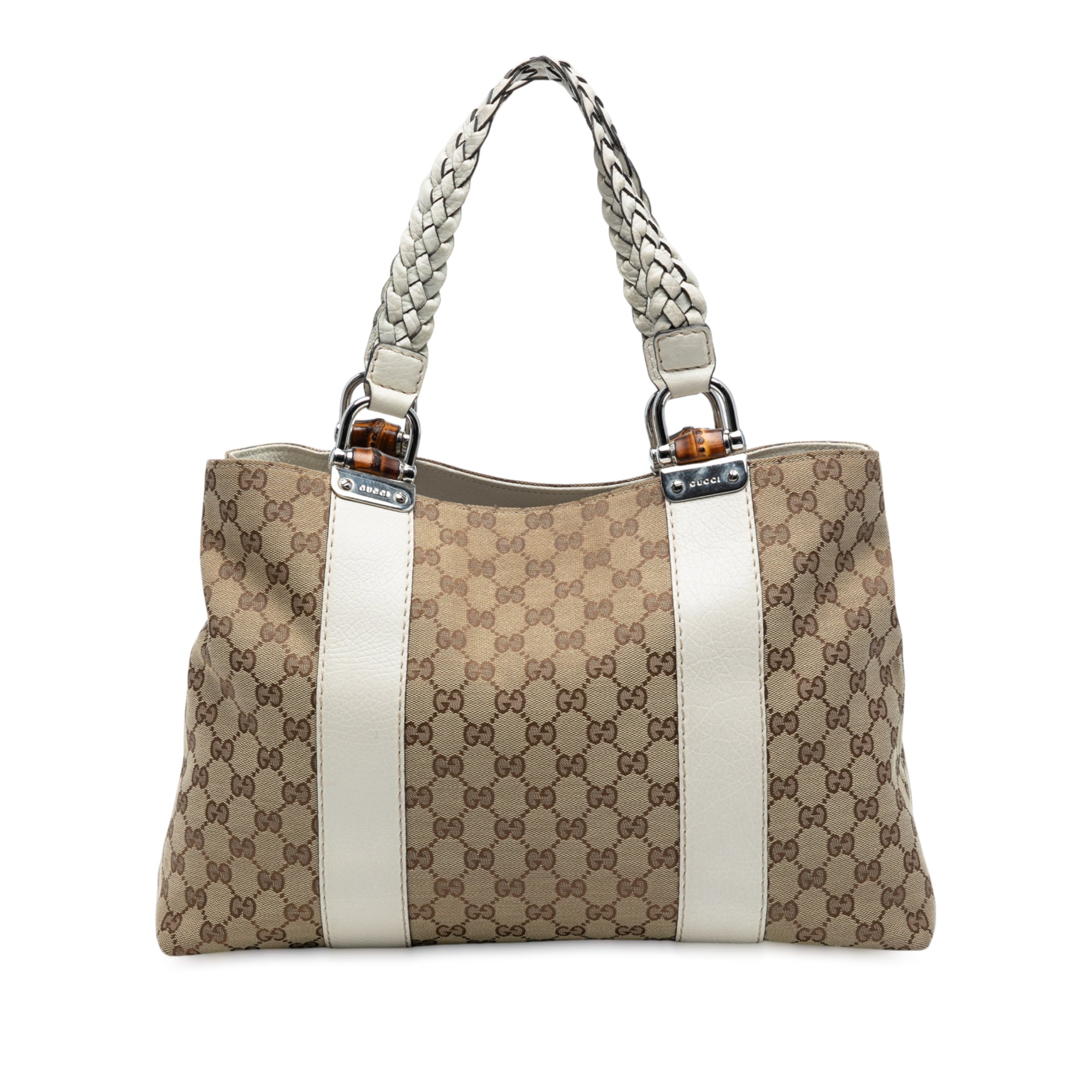 Medium GG Canvas Bamboo Libeccio Tote