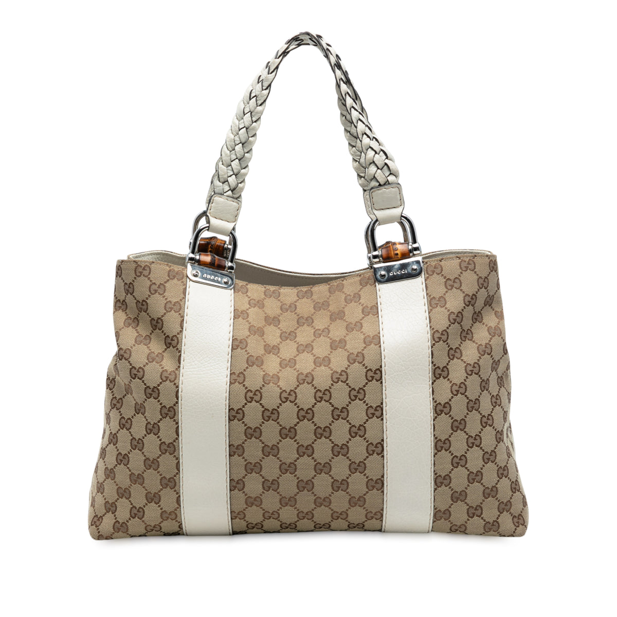 Medium GG Canvas Bamboo Libeccio Tote