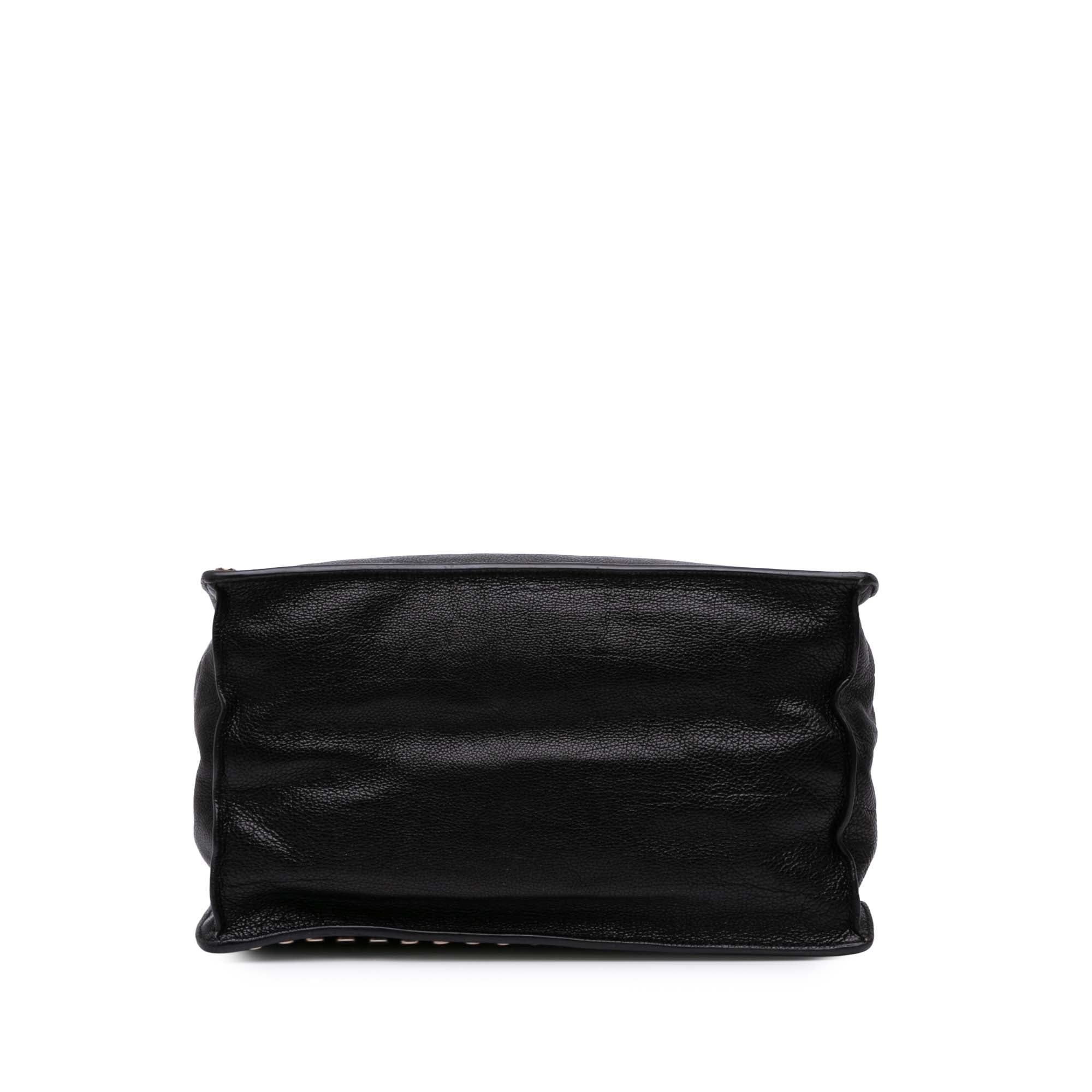 Glace Calf Studded Etiquette Tote