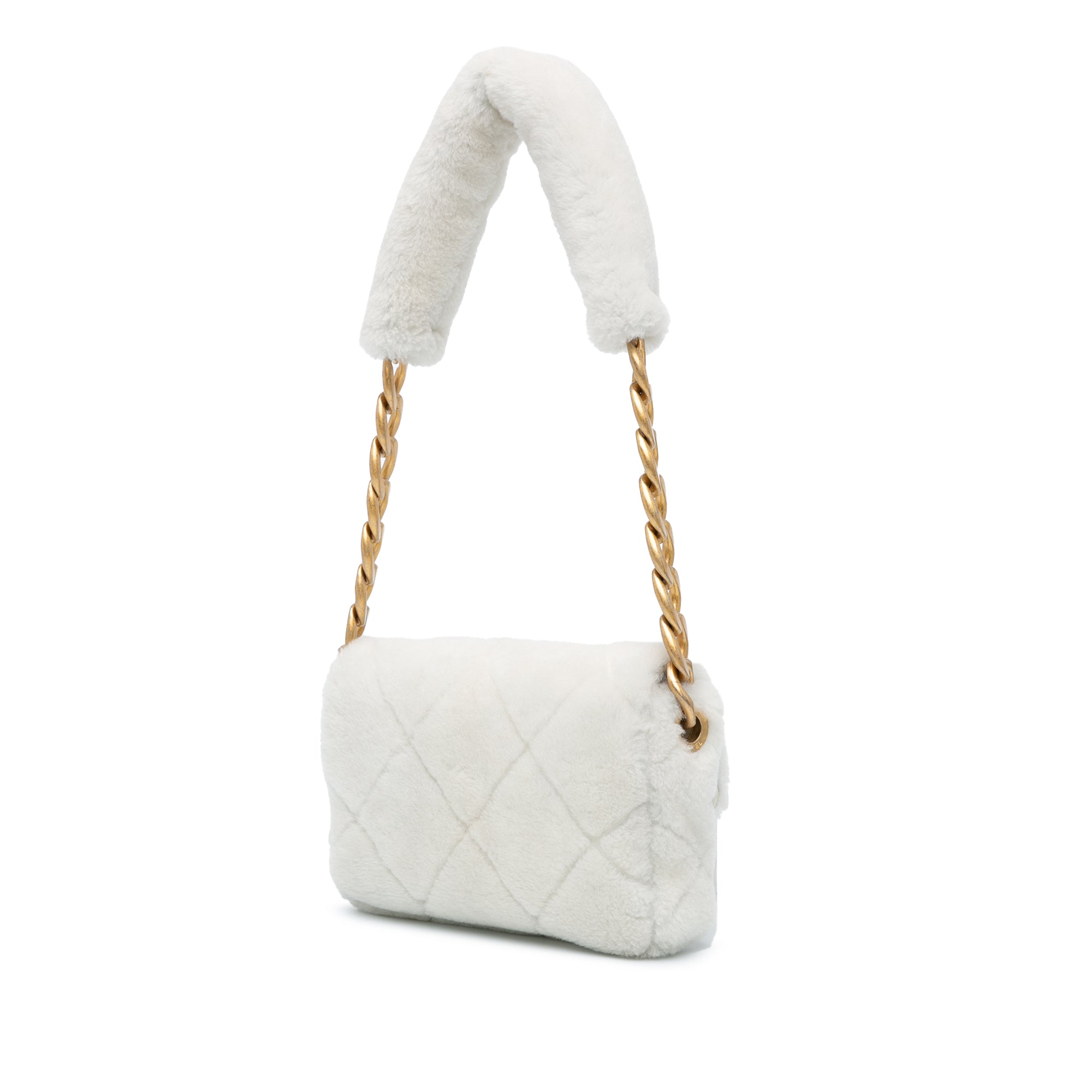 CC Shearling Single Flap