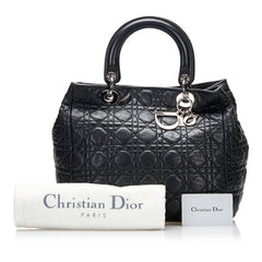 Large Lambskin Cannage Lady Dior