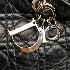 Large Lambskin Cannage Lady Dior