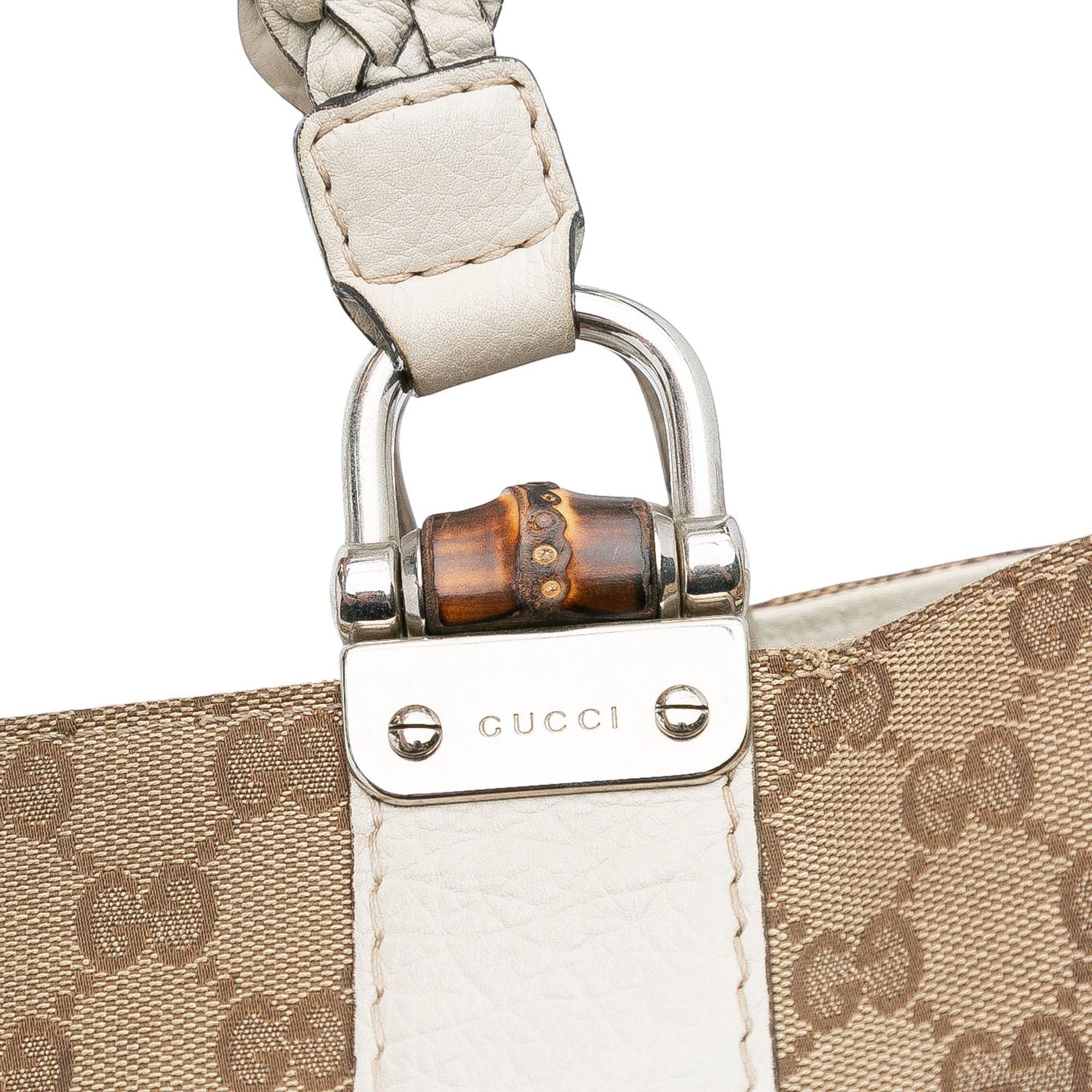 Medium GG Canvas Bamboo Libeccio Tote