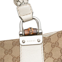 Medium GG Canvas Bamboo Libeccio Tote