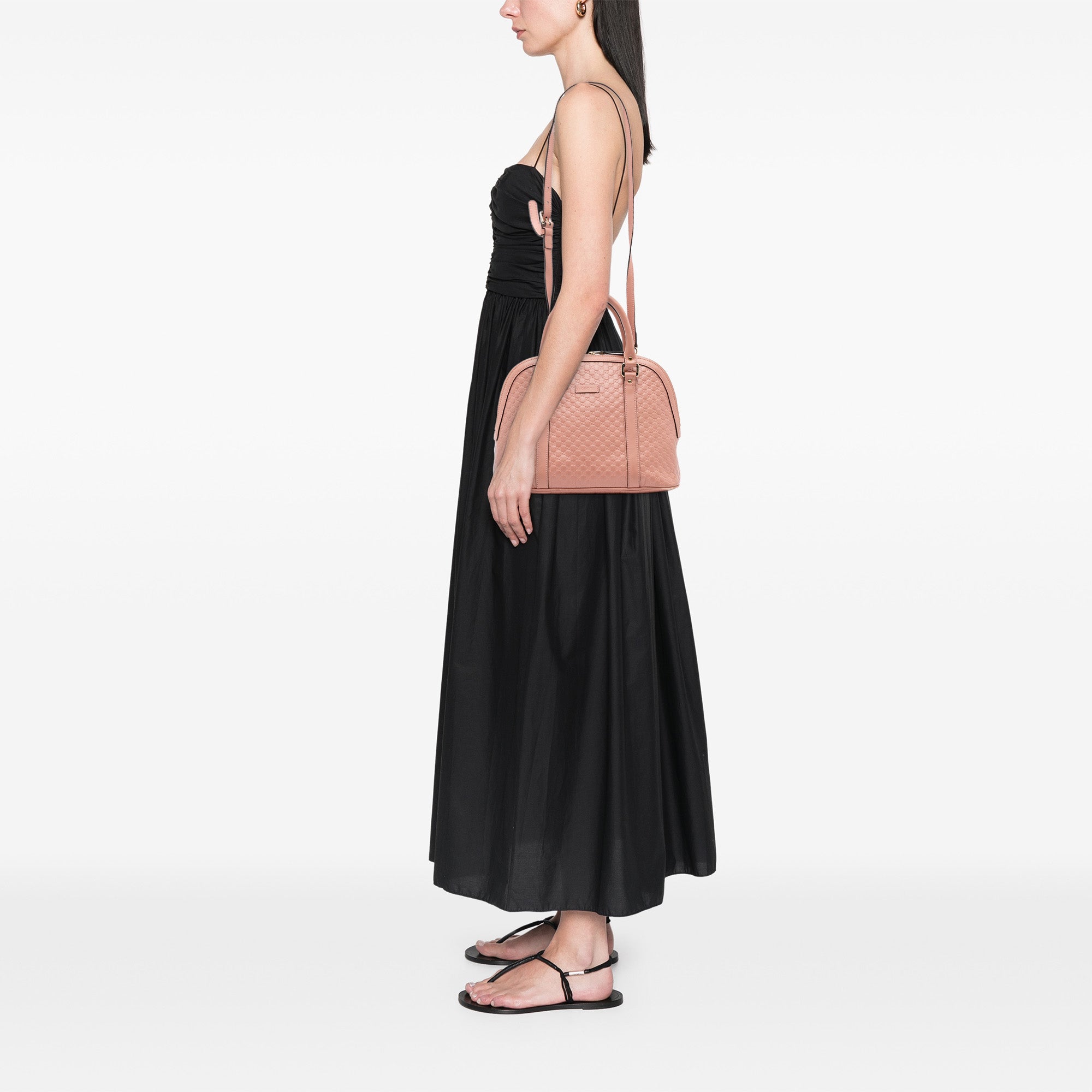 Medium Microguccissima Dome Satchel