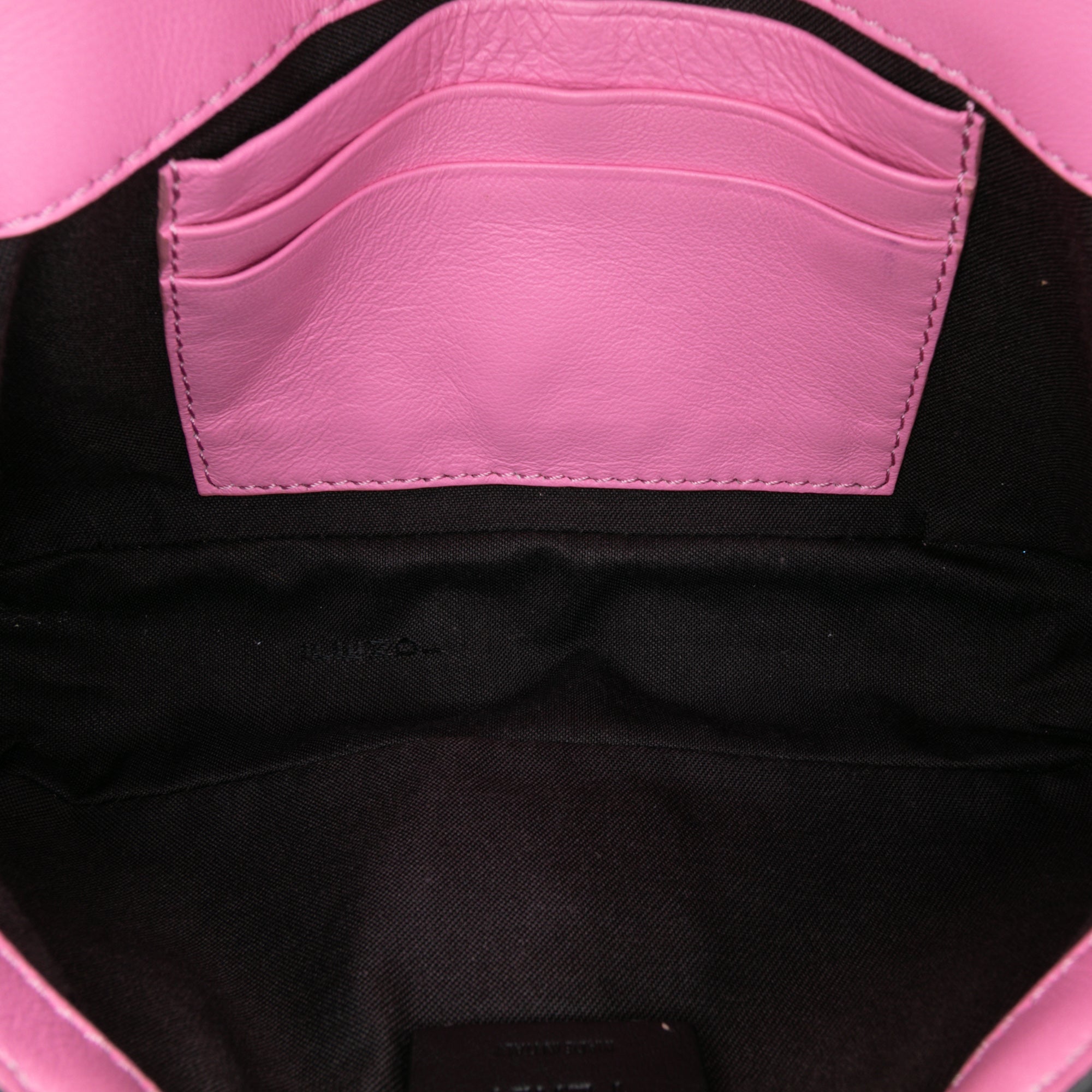 Mini Zucca Embossed Leather Baguette Satchel