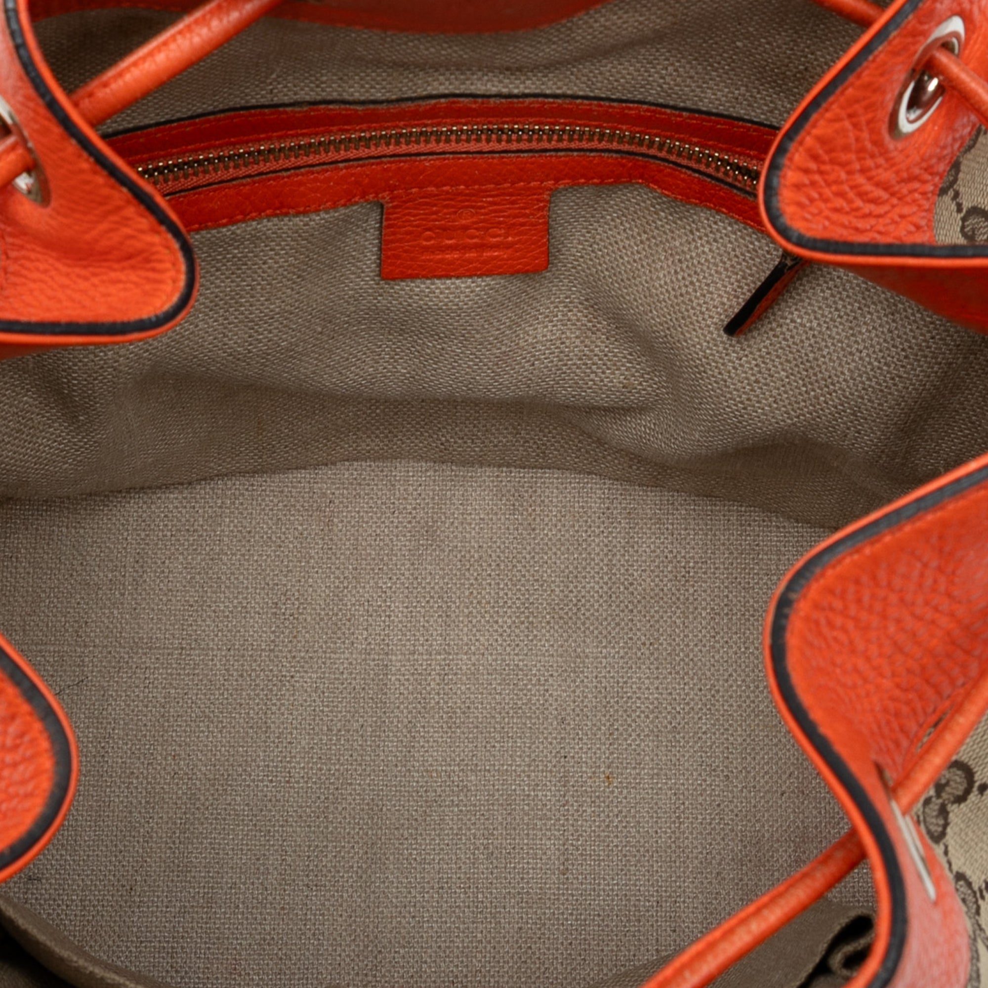 GG Canvas Drawstring Bucket Bag