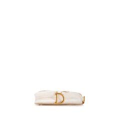Mini Oblique Canvas Saddle Bag