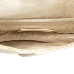Mini Oblique Canvas Saddle Bag