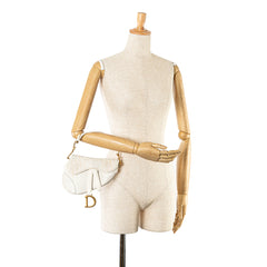 Mini Oblique Canvas Saddle Bag
