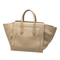 Medium Leather Luggage Phantom Tote