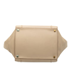 Medium Leather Luggage Phantom Tote