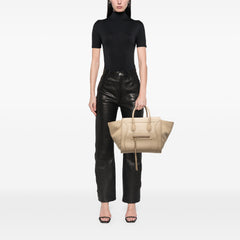 Medium Leather Luggage Phantom Tote