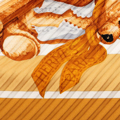 Confidents Des Coeurs Pleated Silk Scarf