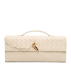 Lambskin Intrecciato Andiamo Clutch